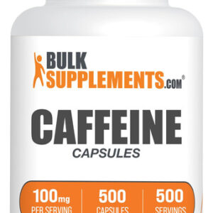 Suplementos De Cafeína Bulksupplements.com 100mg 500 Cápsula