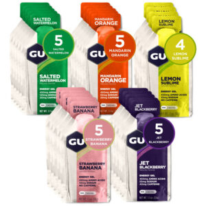 Energy Gel Gu Energy Original Vegan, Sem Glúten, Pacote Com