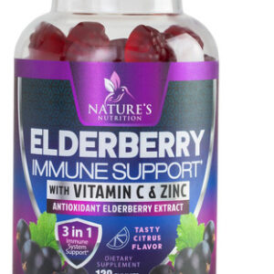 Gomas De Suporte Imunológico Nature&quots Nutrition Sambucus 120