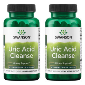 Suplemento Swanson Uric Acid Cleanse Kidney Support 60 Cápsu