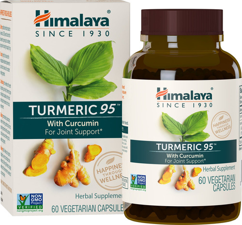Suplemento De Cúrcuma Do Himalaia 95 Com Curcumina 600 Mg 60