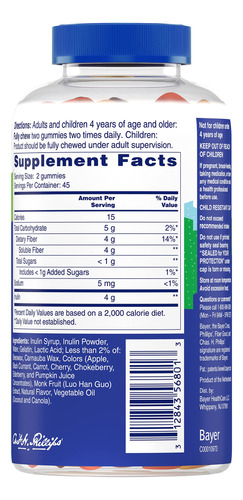 Suplemento De Fibra Phillips" Fiber Good Gummies 90 Unidades - Imagem 7