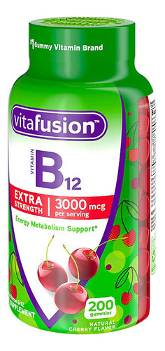 Vitamina B12 3000mcg Vitafusion 200 Gomas - Imagem 3