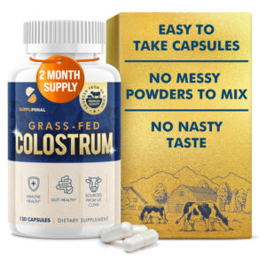 Suplemento Suppliminal Colostrum 120 Cápsulas, Fornecimento