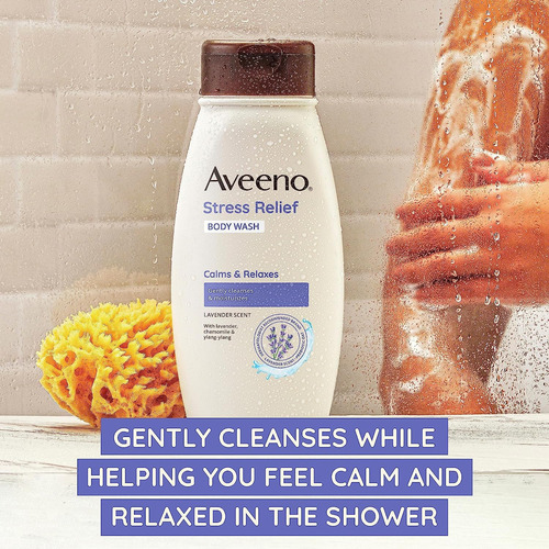 Sabonete Corporal Aveeno Stress Relief Com Aveia Calmante 97 - Imagem 3