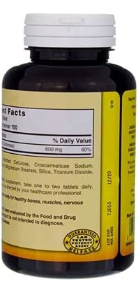 Natures Blend Carbonato De Cálcio Puro 600 Mg 100 Tabs (168 - Imagem 7