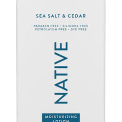 Loção Corporal Native Restaura A Pele Seca Sal Marinho E Ced