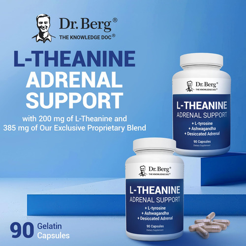 Suplemento Dr. Berg L-teanina 200 Mg Com Zinco, Cobre E Cinz - Imagem 4