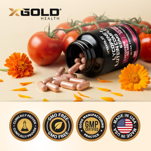Suplemento X Gold Health Licopeno 60 Mg + Luteína 20 Mg 180 - Imagem 6