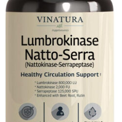 Suplemento Vinatura Lumbrokinase, Nattokinase E Serrapeptase