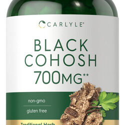 Suplemento Carlyle Black Cohosh Em Cápsulas 700 Mg (300 Unid