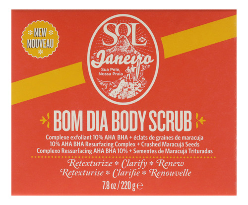 Body Scrub Sol De Janeiro Bom Dia 230ml W/ 10% Aha Bha - Imagem 5