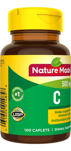 Nature Made Vitamina C 500 Mg Cápsulas 100 Ct - Imagem 3