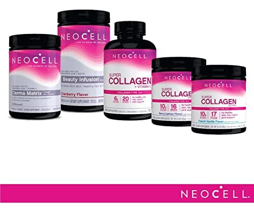 Peptídeos De Super Colágeno Neocell + Vitamina C E Biotina, - Imagem 10