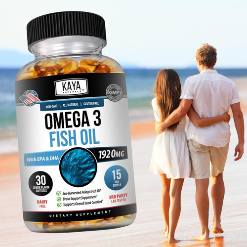 Suplemento Kaya Naturals Ômega 3 | Óleo De Peixe Ômega 3 Fei - Imagem 8