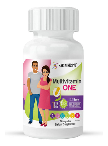 Suplemento Multivitamínico Bariátrico, Uma Cápsula Sem Ferro