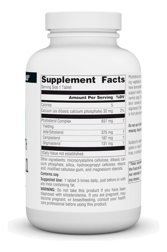 Complexo De Fitosterol Source Naturals Com Beta-sitosterol, - Imagem 2