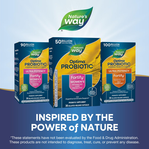 Probiótico Nature"s Way Fortify Optima Para Mulheres 30 Cáps - Imagem 7