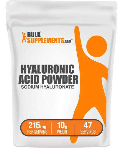 Suplemento Bulksupplements.com Ácido Hialurônico 10g