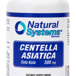Suplemento Natural Systems Centella Asiatica 500 Mg 60 Cápsu
