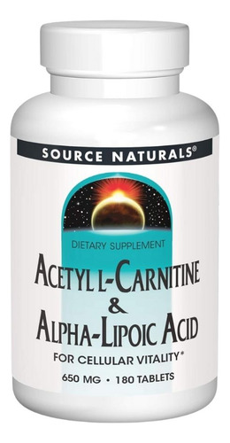 Acetil L-carnitina E Ácido Alfa-lipóico 650 Mg 180 Comprimi - Imagem 2