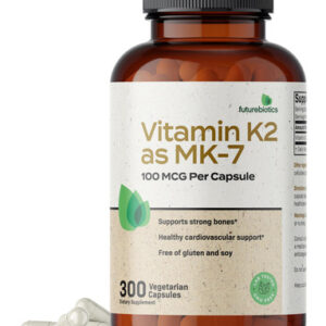 Suplemento Futurebiotics De Vitamina K2 Como Mk-7 100mcg 300