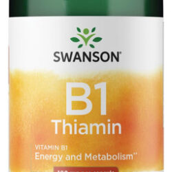 Vitamina B1 (tiamina) 100mg 250 Cápsulas - Swanson