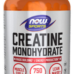 Creatina Monohidratada 750 Mg 120 Cápsulas Da Now Foods