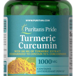 Curcumina De Cúrcuma Puritans Pride 1000 Mg 120 Cápsulas