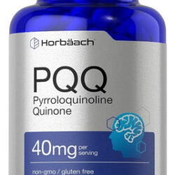 Pqq 40mg Strong Brain & Heart (120 cápsulas) Sabor americano sem sabor