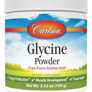 Suplemento Carlson Glycine Powder 2000mg Aminoácido 100g