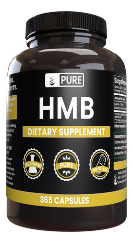 Suplementos Dietéticos Pure Original Ingredients Hmb 365 Cap