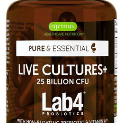 Suplemento Igennus Live Cultures+lab4 Probiotics 30 Cápsulas