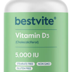 Suplemento De Vitamina D Bestvite Vitamina D3 5000 Ui 365 Cá