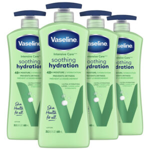 Loção Corporal Vaselina Intensive Care Aloe Soothing 600ml X