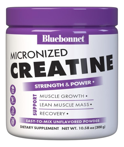 Suplemento Bluebonnet Nutrition Creatina Micronizada Monohyd