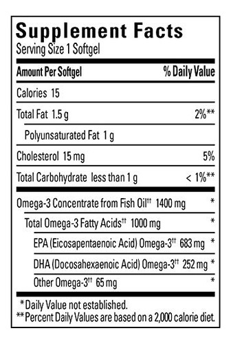 Suplemento Nature Made Burp-less Ultra Omega-3 1400mg 45 Sof - Imagem 5