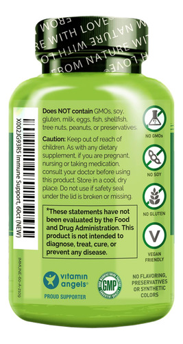 Naturelo Immune Support - Vitamina C, Sabugueiro, Zinco, Ech - Imagem 2