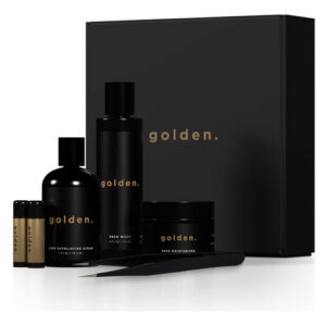Conjunto De Cuidados Com A Pele Golden Grooming Co. Sopa Mas
