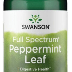 Folha De Hortelã Full Spectrum 400 Mg 120 Cápsulas Da Swanso