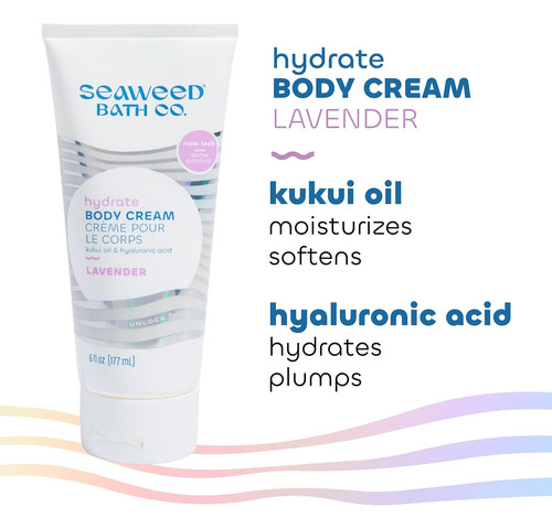 Creme Corporal Seaweed Bath Co. Hidrate Lavanda 180ml Para P - Imagem 5