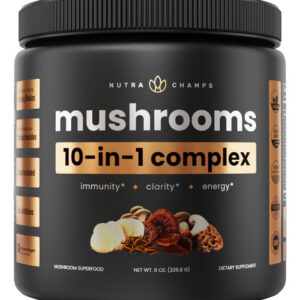 Suplemento De Cogumelos Em Pó Blend Nutrachamps 230 Ml 10 Em