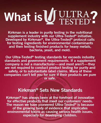 Suplemento Kirkman Iron Ferrochel 5 Mg 120 Cápsulas - Imagem 5