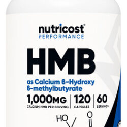 Suplemento Nutricost Hmb (beta-hidroxi Beta-metilbutirato)