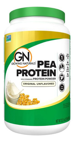 Proteína De Ervilha Em Pó Original De 2,01 Kg Da Growing Nat