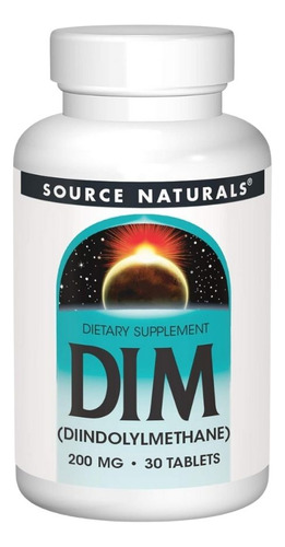 Dim 200 Mg 30 Comprimidos Da Source Naturals