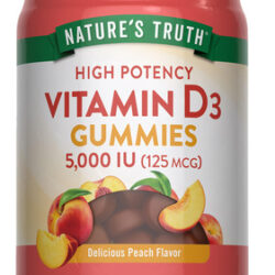 Suplemento Nature&quots Truth Gomas De Vitamina D3 5000 Ui 60 Ct