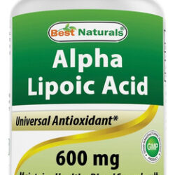 Ácido Alfa Lipóico Best Naturals 600 Mg 60 Cápsulas - Ala P