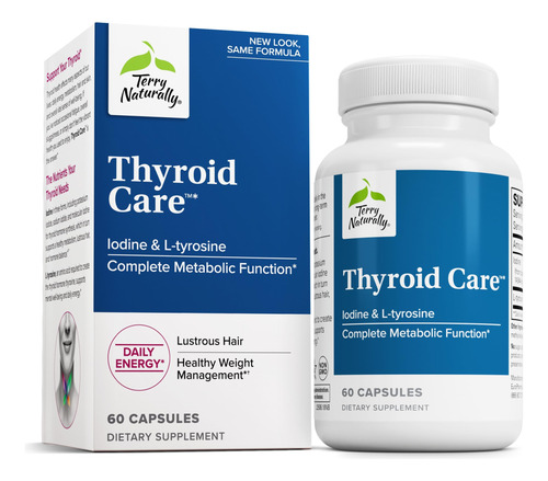 Suplemento Terry Naturally Thyroid Care 60 Cápsulas