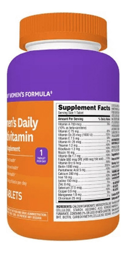 Multivitamínico Womens Members Mark 275 Comprimidos - Imagem 7